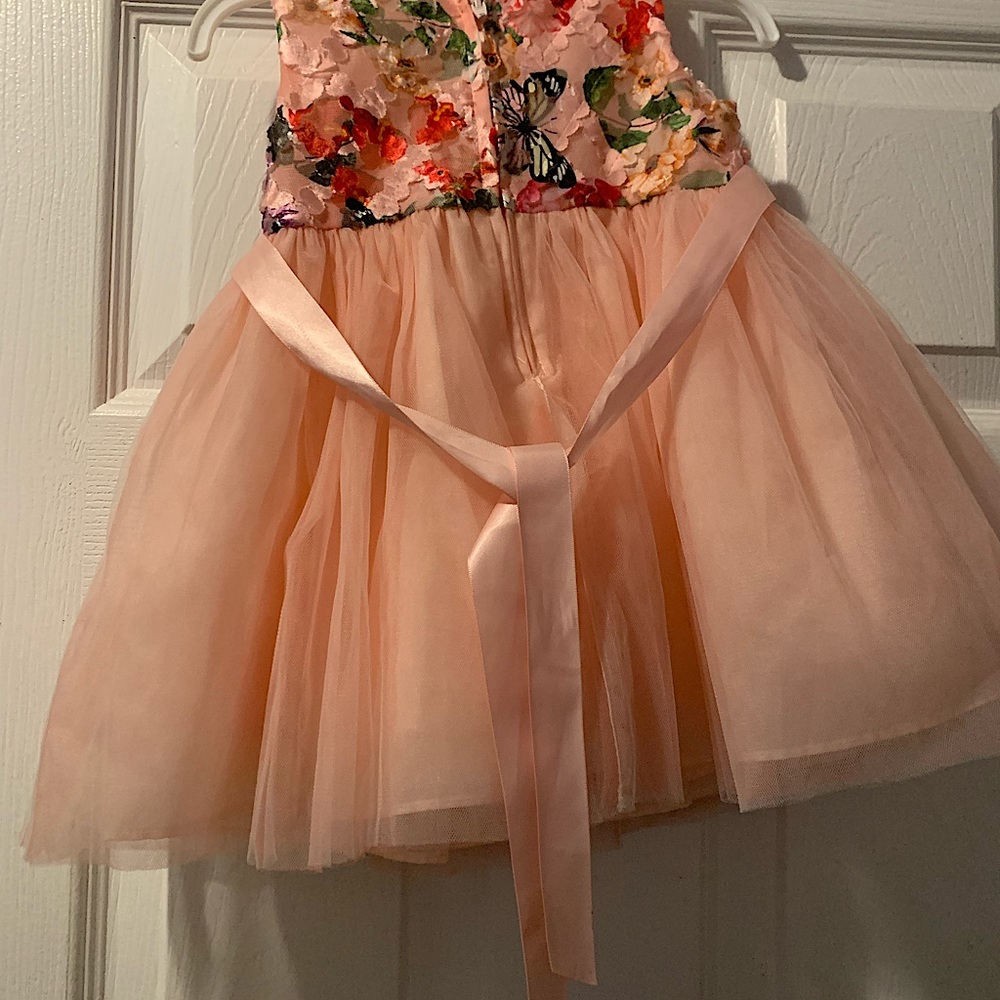 Infant spring/summer floral tulle dress